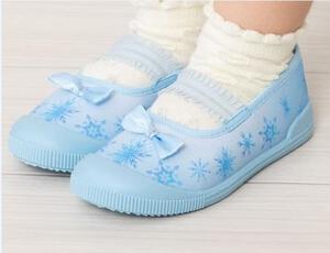 ディズニー アナと雪の女王 上履き ブルーx15cm