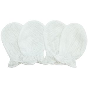 日本製 新生児ミトン コットンメッシュ 2組 ベビーザらス限定