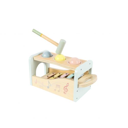 木製たたいてころころ ハンマーボール＆鉄琴 トイザらス限定 クリスマスプレゼント 1歳 2歳 3歳