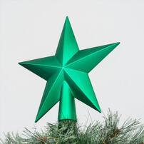 クリスマスツリー用 20cm ツリートップ シャイニー グリーン 緑 トイザらス限定