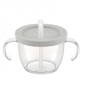 リッチェル おうちコップマグ ストロータイプ (ライトグレー) 6ヵ月頃から