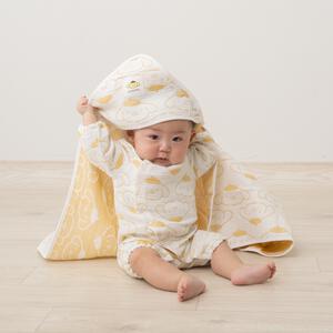 SANRIO サンリオ 多重織ガーゼおくるみ ポムポムプリン イエロー&times;ﾌﾘｰ ベビーザらス限定