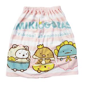 すみっコぐらし たべもの王国 ラップタオル 60cm