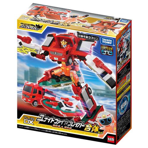 トミカ ジョブレイバー TJBDX ユナイトファイヤブレイバー 消防車＆消防艇 合体セット  3歳 4歳 5歳