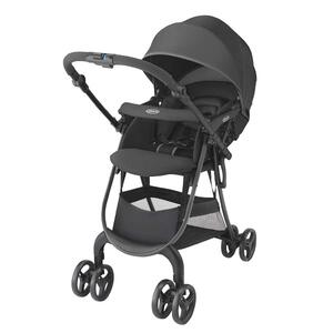 GRACO グレコ シティ スター GB (ブラックウォーブン ) A型ベビーカー 両対面式 軽量4.3kg 大きいバスケット  1ヶ月～3歳頃対応