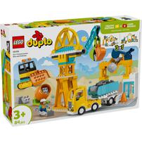 レゴ LEGO デュプロ 3 in 1 こうじげんば と のりもの 10476｜おもちゃ 玩具 誕生日 プレゼント ブロック 幼児 知育 3歳 4歳 5歳