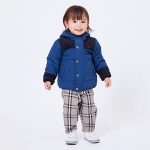 POLO BCS 中綿ジャケット フード ネイビー&times;80cmベビーザらス限定