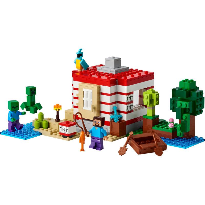 オンライン限定価格】レゴ LEGO マインクラフト TNT ジャングルハウス