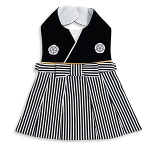 袴風男児スタイ(ブラック×フリー) ベビーザらス限定