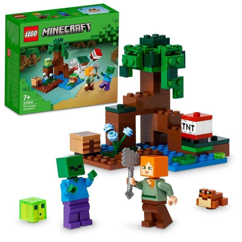 レゴ(LEGO) マインクラフト 沼地の冒険 おもちゃ 玩具 プレゼント 