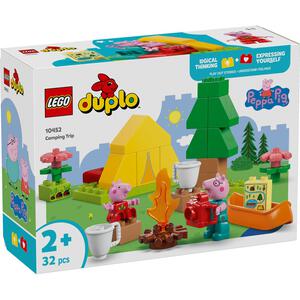 レゴ LEGO デュプロ 10452 ペッパピッグ キャンプへ行こう 10452｜プレゼント 幼児 どうぶつ ブロック 誕生日 2歳 3歳 4歳 5歳 幼児 知育