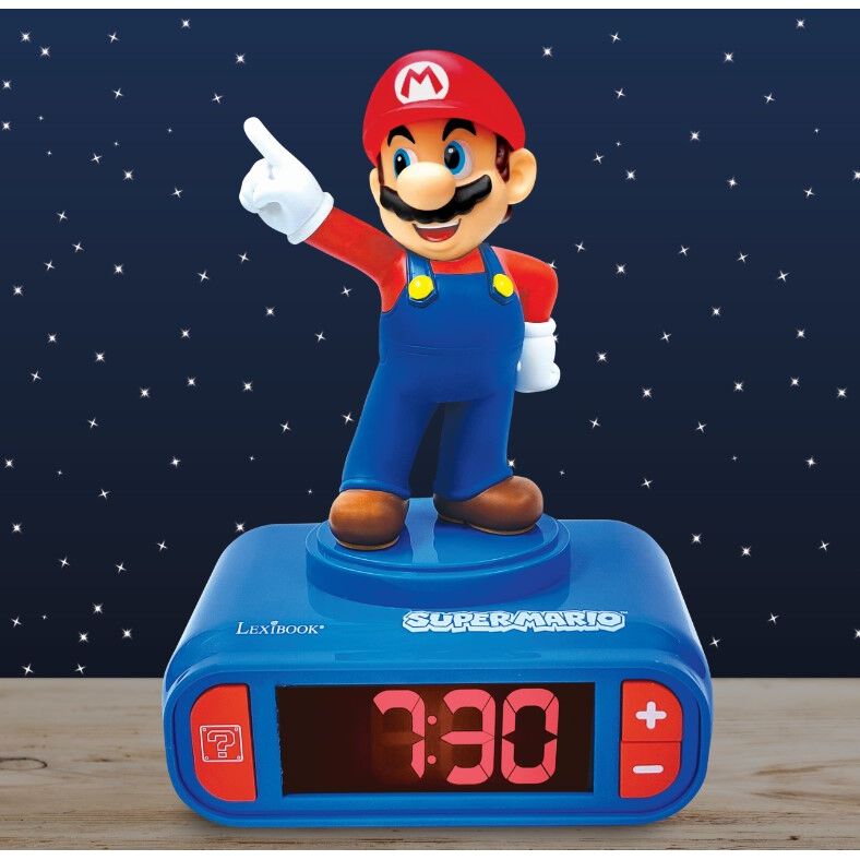 デジタルクロックアラーム マリオ 目覚まし時計 | おもちゃ通販の