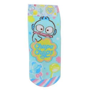 チュッパチャプス&times;ハンギョドン ジャガードソックス(ブルー&times;22～24cm)