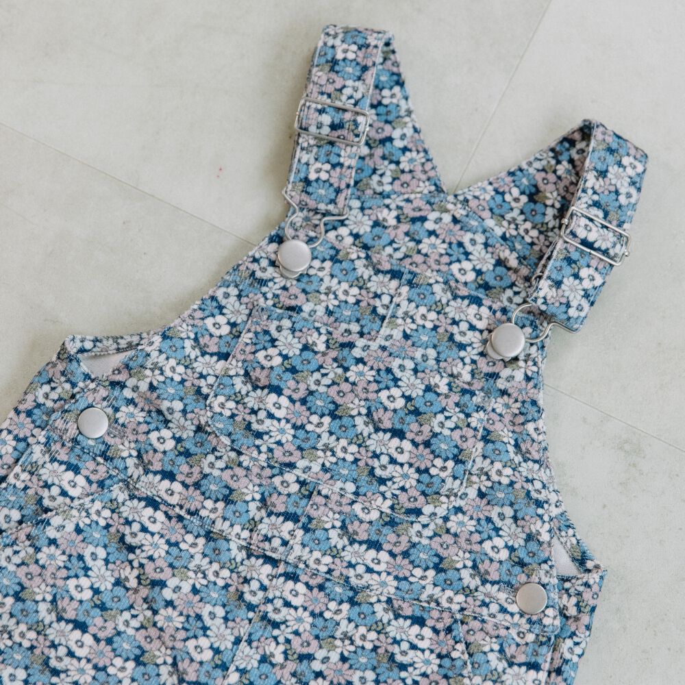 FirstCloset×mioさん】サロペット ブルー×95cm | マタニティ