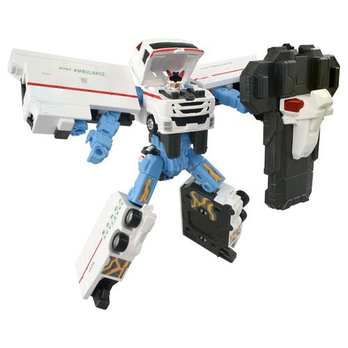 トミカ ジョブレイバー TJBDX ハイパーレスキューブレイバー レッドサラマンダー＆スーパーアンビュランス DXセット