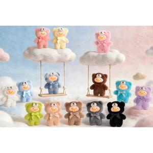 LULU THE PIGGY TEDDY MINI PLUSH PHONE CHARM SERIES ルル・ザ・ピギー  テディーミニプラッシュフォンチャームシリーズ【種類ランダム】
