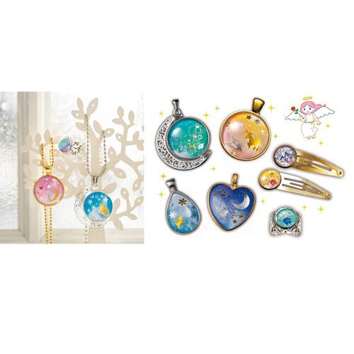 ガールズクラフトガラスカボションでつくる 星空のしずくアクセサリー