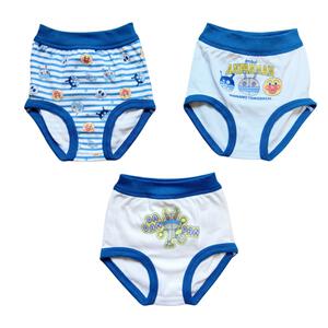 ANPANMAN アンパンマン ブリーフ 3枚組 ブルー&times;95cm