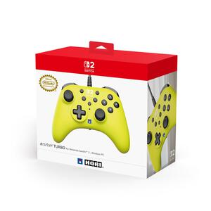ホリパッドTURBO for Nintendo Switch 2 ライムイエロー