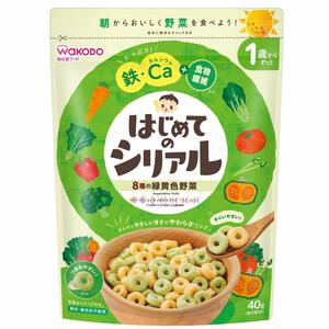 和光堂  はじめてのシリアル 8種の緑黄色野菜【キッズフード ベビーフード】 【12ヶ月～】(お一人様10点限り)