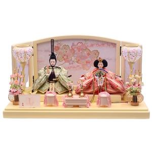 【雛人形】親王飾り「花あかりパールホワイト」 (605843)ひな人形 ひな祭り お雛様 おしゃれ トイザらス・ベビーザらス限定【メーカー直送】