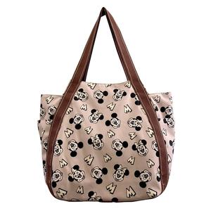 ディズニー バルーントート ミッキー＆ミニーロゴ(ブラウン×フリー) ベビーザらス限定