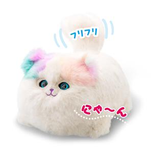 ニャンだきみは！？ ぬいぐるみ 白 クリスマスプレゼント 3歳 4歳 5歳