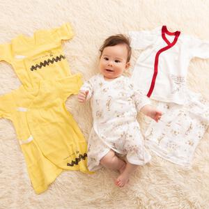 SNOOPY 新生児肌着5点セット スヌーピー＆チャーリー ベビーザらス限定