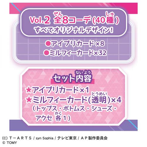 ひみつのアイプリ ミルフィーカードR vol.2