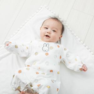 miffy ミッフィー フィットオール イエロー 60-70cm