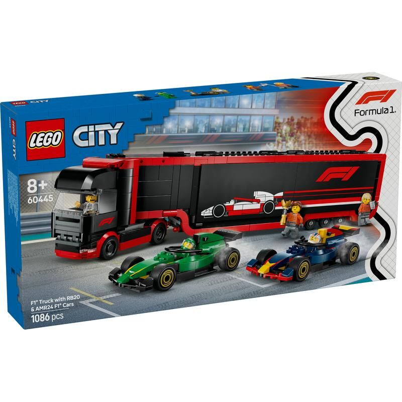 ☆Toy☆様 レゴ LEGO シティ F1(R) RB20 & AMR24 レースカーとF1(R)トラック