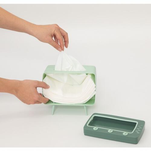 スマホスタンド付きティッシュケース(グリーン) トイザらス限定