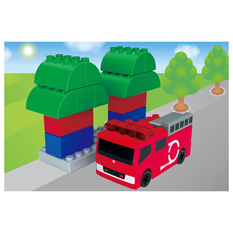 トミカ・プラレールブロック のりものブロックタウンボックス