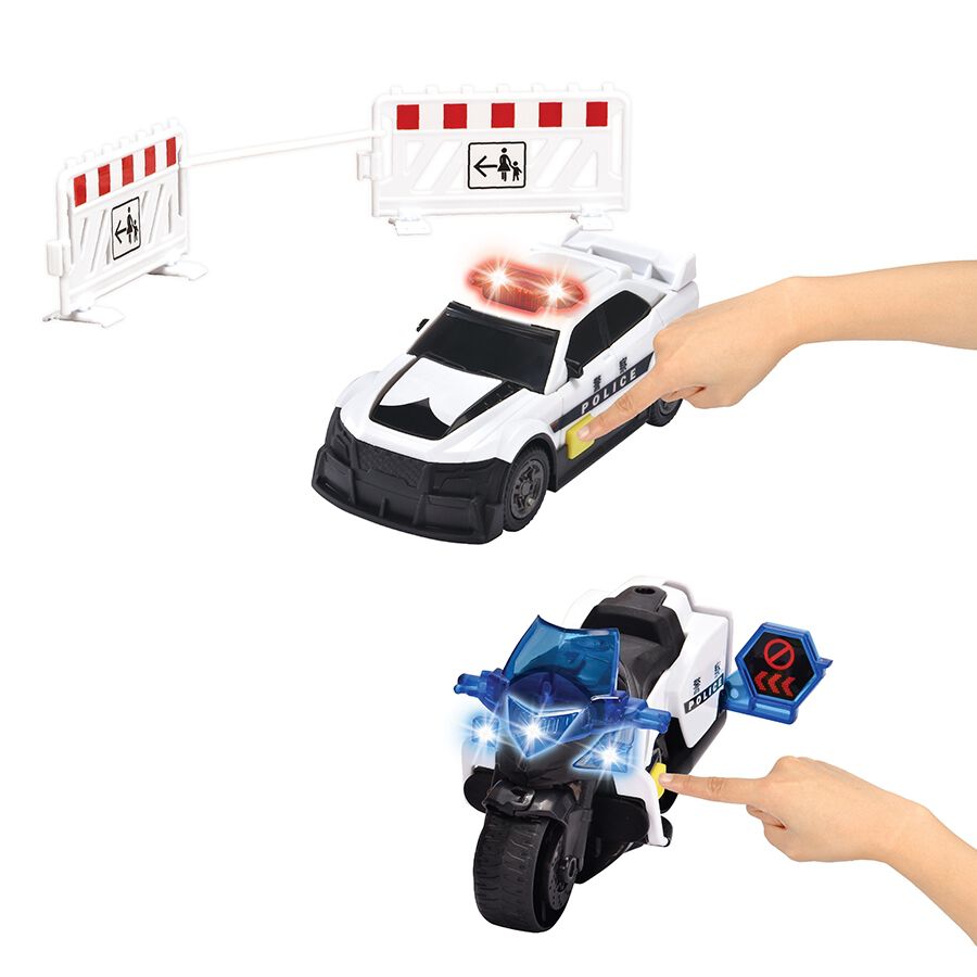 ライト＆サウンド ポリスカー＆ポリスバイク2台セット トイザらス限定