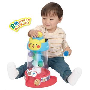 モンポケ 音も！光も！ころころピカチュウタワー クリスマスプレゼント 2歳 3歳 4歳