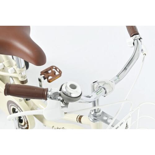 12インチ 身長90cm～105cm キュートベア ベージュ 3歳 4歳 男の子 女の子 助輪付き自転車 カゴ 押し手付 ノンキャラクター トイザらス限定 ベビーザらス限定