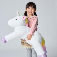 ジャンボユニコーン (80㎝) トイザらス限定 プレイポップ 誕生日 ギフト プレゼント 2歳 3歳 4歳