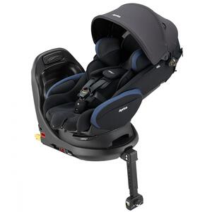 Aprica アップリカ フラディア プラス プレミアム (ネイビーブラック) チャイルドシート ISOFIX固定 R129適合 回転ベッド型 フルリクライニング  新生児～4歳頃まで