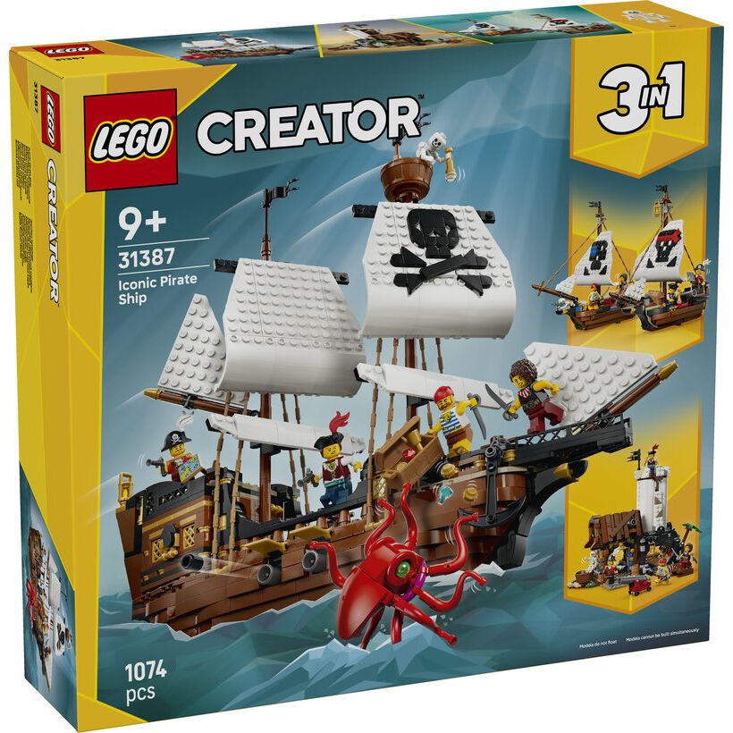 オンライン限定価格】レゴ LEGO クリエイター 海賊船とクラーケン