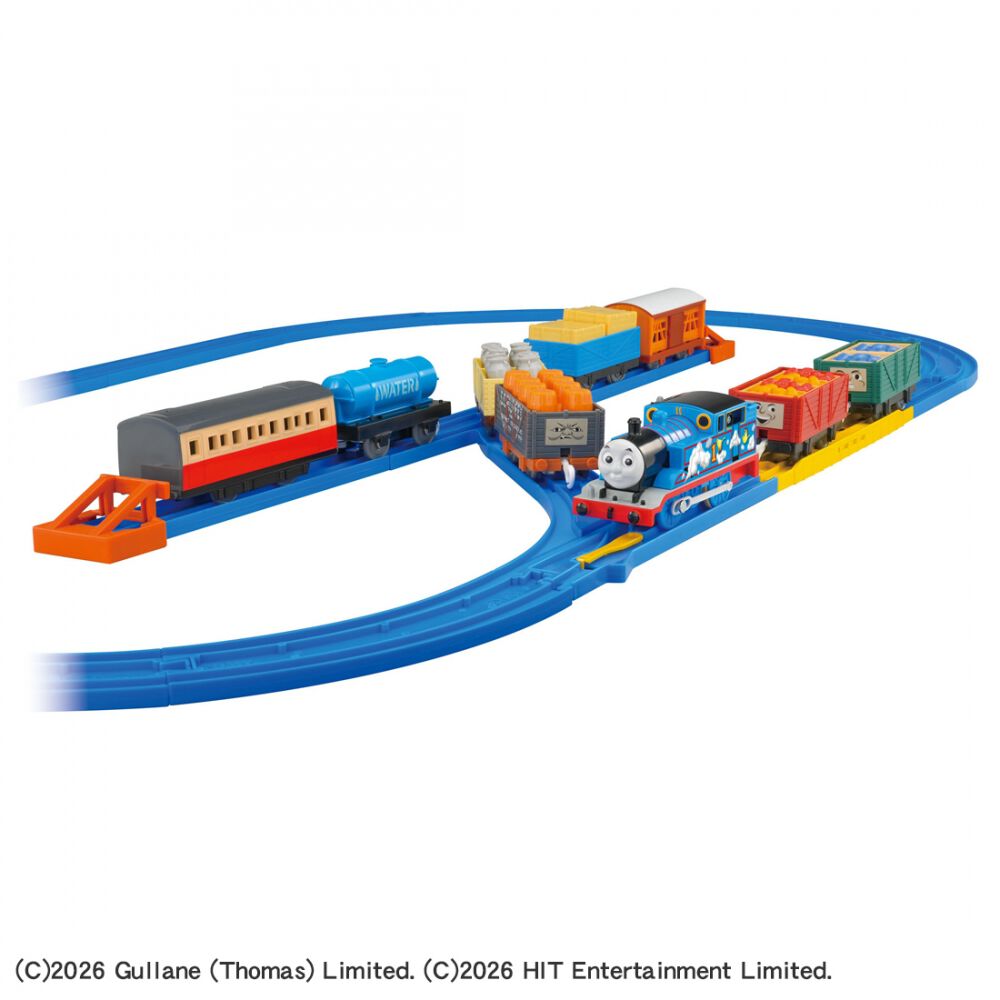 予約受付商品】プラレールトーマスとあそぼう！いっぱい貨車＆レール