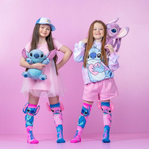 カラフルデコソックス スティッチ ピンク トイザらス限定 クリスマスプレゼント 6歳 7歳 8歳