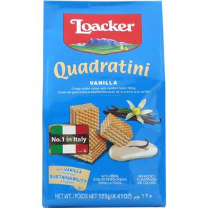 ロアカー クワドラティーニ バニラ ウエハース お菓子