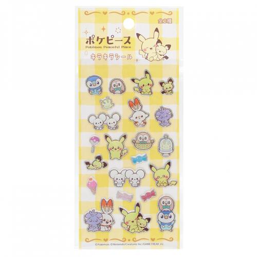 ポケピース キラキラシール【種類ランダム】