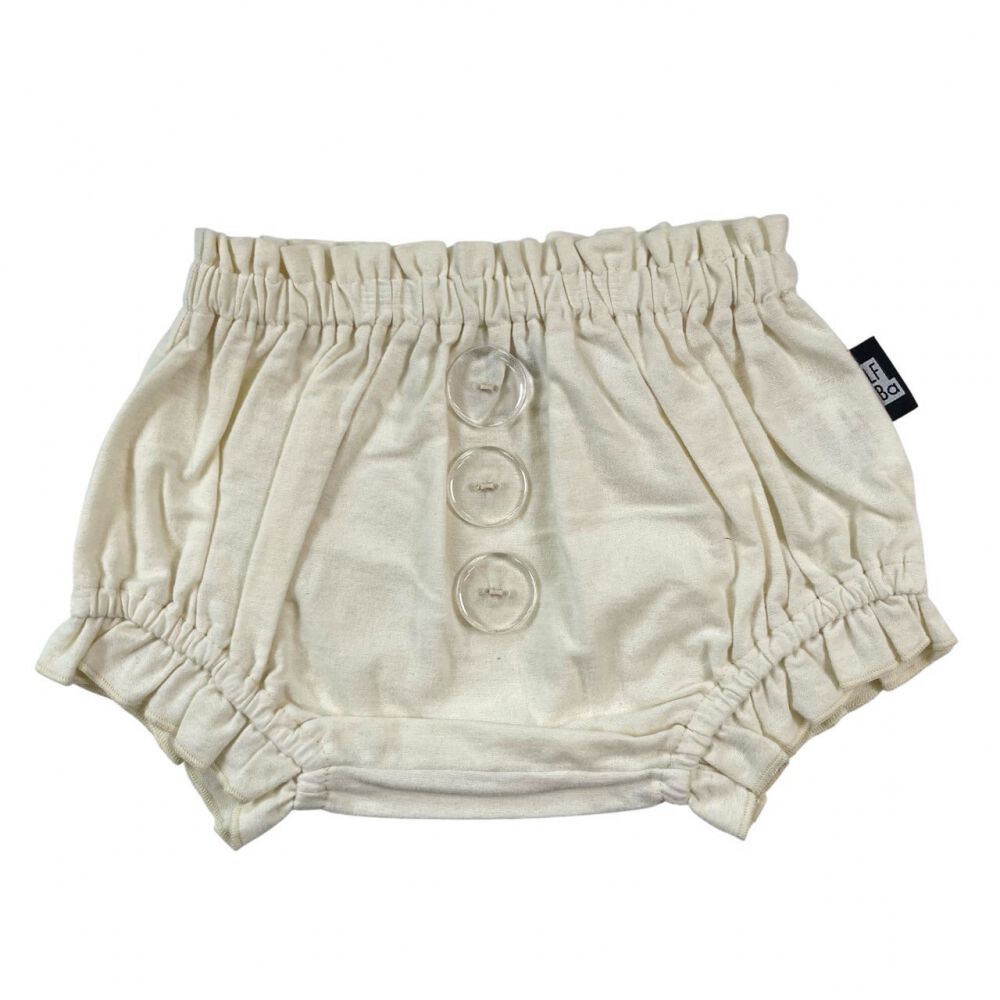 ローリーズファームベビー ネルかぼちゃパンツ(オフホワイト×80cm