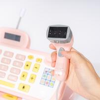 スキャンできるよ！お買い物ショッピングレジスター ピンク トイザらス限定 おままごと クリスマスプレゼント 3歳 4歳 5歳