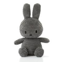ファーストトイにもピッタリ！Miffy Corduroy(ダークグレイ×23cm)