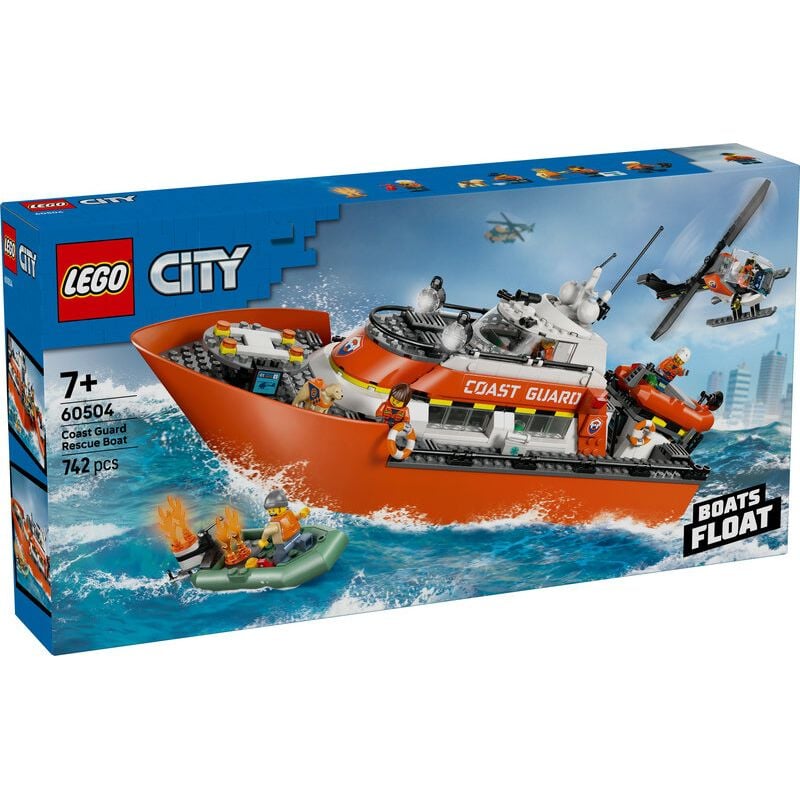オンライン限定価格】レゴ LEGO シティ 沿岸警備隊レスキュー ボート