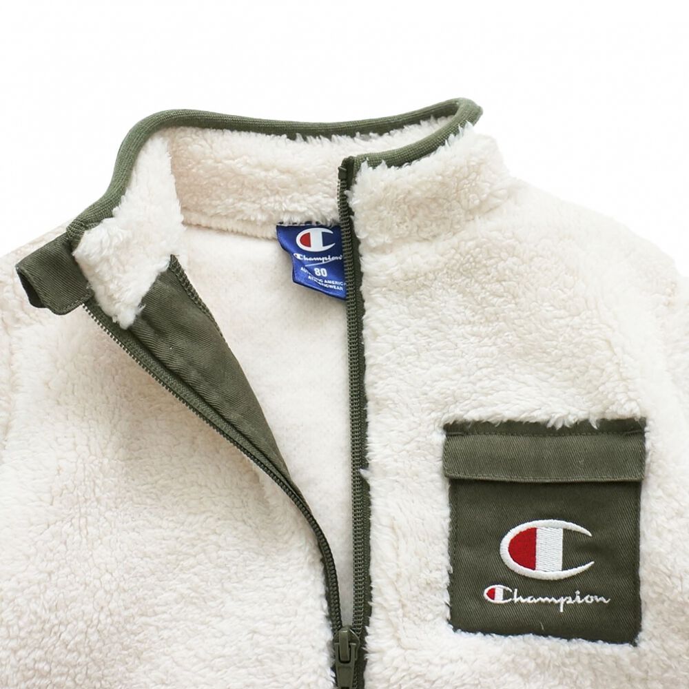 Champion チャンピオン ボアジャケット ナチュラル×80cmベビーザらス