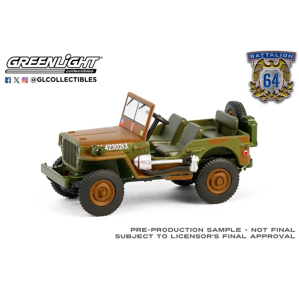 GL 1/64 1942 Willys MB - 1st Canadian Tank Brigade, Three Rivers