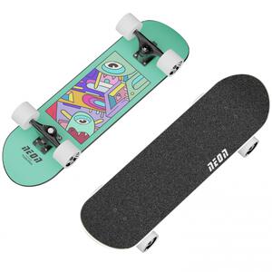 ネオン スケートボード 31インチ（グリーン）エッジが光る 体幹トレーニング 5歳から 子供 キッズ スケボー トイザらス限定